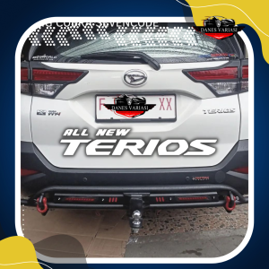 TOWING BELAKANG BESI Rear Bumper Guard ALL NEW RUSH / ALL NEW TERIOS - SEVENCODE COBRA - Aksesories Mobil Bisa COD
