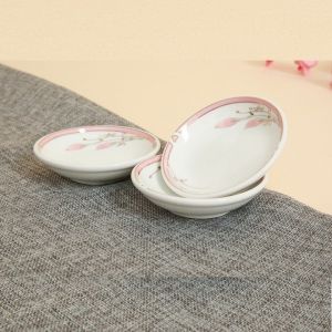 Đĩa Muối Tiêu Bát Tương Hoa Lan Hồng 1012 Chuan Kuo Cao Cấp