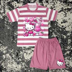 Hael Setelan Hello Kitty Anak Perempuan Usia 2-10Thn Premium