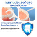ไหมขัดฟัน 50 ชิ้น/กล่อง อุปกรณ์ทำความสะอาดช่องปาก วัสดุเกรดอาหาร มีด้ามจับ. 
