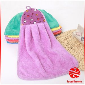 Thaihome ผ้าขนหนูขนเช็ดมือ สีสันสดใส่ coral fleece towel