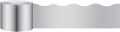 65 Feet Silver Bulletin Board Borders, Scalloped Border Trim, Rolled Classroom Borders for Bulletin Board, White Board, Cork Board, Locker, and Classroom Décor Burlap Scalloped Border Trim. 