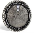 Thin Gray Line Coin, Correctional Officer Silver Challenge Coins Honor Correctional Officers Gray Prison Coin Law Enforcement Appreciation Gifts. 
