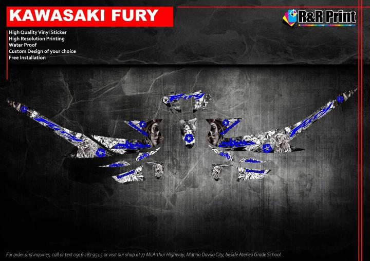 Kawasaki Fury 125 Decal Sticker | Lazada PH