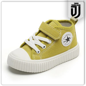 Sepatu Sneakers KANVAS Anak usia 1 2 3 4 5 6 7 Tahun / Sepatu Kets Tali Perekat Anak Laki Laki Perempuan Trendy / Sepatu Casual Anak Balita Cowok Cewek Motif STAR / Sepatu Sport Baby Pria Wanita Fashion Sporty / Sepatu Running Shoes Anak Balita Keren