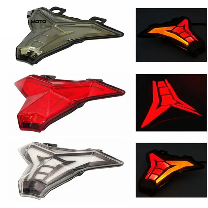 CZLLQXWWCX 2024 ZX6R LED Tail Brake Light For Ka&wa&saki