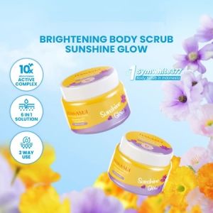 HANASUI Brightening Body Scrub 200gr || Mengangkat Sel Kulit Mati Halus Sehat Cerah || Symwhite 377 Glutathione Niacinamide Ceramide