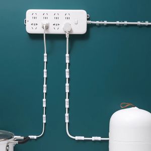 Nẹp dây điện dán dây điện cố định dây điện khoá dây cáp điện lên tường lên gỗ lên bàn ghế