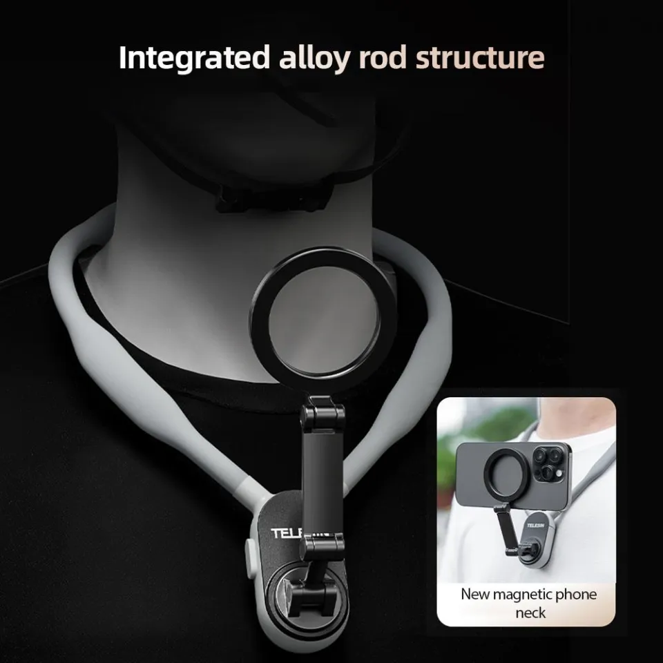 TELESIN スマートフォンマグネットネックホルダー HNM-001-B Telesin