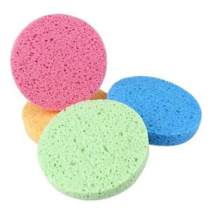 5/10pcs Face Round Makeup Remover Tools Wood Pulp Makeup Beauty Sponge Cellulose Compress Cosmetic Puff Facial Washing Sponge H260729