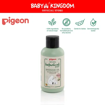 Pigeon Natural Botanical Baby Massage Oil 120ml (Promo)