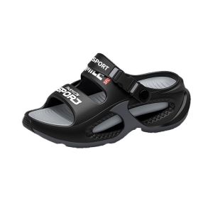 Free Shipping MenS Summer Sandals Suitable For Outdoor Wear With A Non-Slip Soft Sole Available In Size 47 Designed For Both Driving And Sports And Featuring A Thick Sole For Beach Use