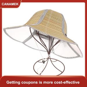 【CANAMEK】 Trung Quốc Tre Mây Mũ Retro Handmade Dệt Rơm Hat Du Lịch Mưa Đạo Cụ Khiêu Vũ Hình Nón Câu Cá Che Nắng Ngư Dân Hat