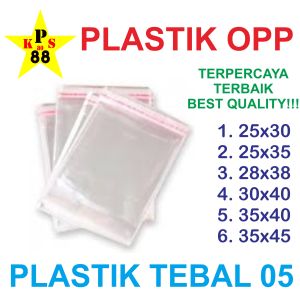 OPP TEBAL 05 / PLASTIK OPP TEBAL 05 / PLASTIK PACKING TEBAL 05
