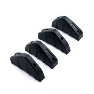 YIDIA 4 cái/bộ Sửa đổi Vây cá mập Chống va chạm Mặc Sức Đề Kháng Phổ Xe Bộ Phận khung xe Phụ Kiện Xe Hơi Môi Khuếch Tán Phía sau Bumper Phụ Tùng
