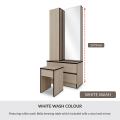 Maline Bella Dressing Table White Wash. 