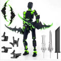 Boneka Lucky 13 Gerakan Multi-Sendi Mainan Dummy Action Figure. 