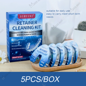 【SG】Retainer Clean Fast Cleaning fluid Aligner Cleanser mouth grant teeth cleaning- for Retainer/Aligner /Night Guard