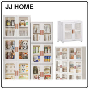 【JJ HOME】Stackable Multilayer Storage Cabinet with Wheels/Foldable Partitioned Rack