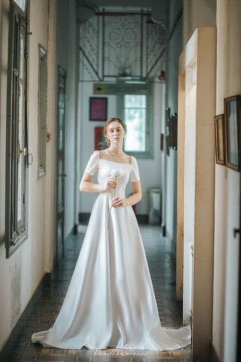 Tips chọn váy cưới giúp khắc phục 4 khuyết điểm cơ thể