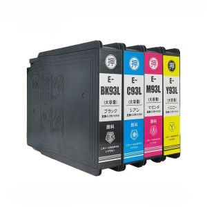 Compatible ICBK93L ICC93L ICM93L ICY93L Ink Cartridges Replacement for Epson PX-M7050F PX-M7050FP PX-M7050FT PX-S7050 Japanese Printers Pigment Ink Black 120ML/Color 62ML