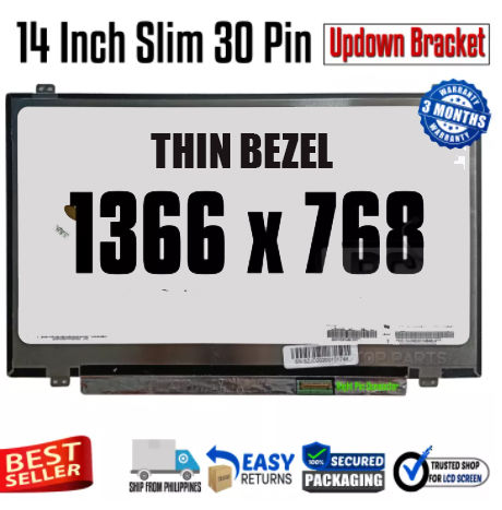 Carte Contrôleur Pour Écran LCD NT140WHM-N41 Etc. | 1366x768 | Entrée VGA/HDMI | Alim 12V