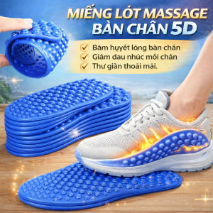 [❤️] Đế lót giày massage kinh lạc 5D/đế lót giày chống mỏi chân/đế lót giày massage huyệt đạo tăng cường