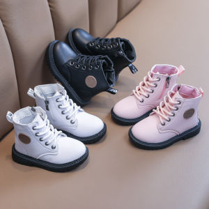 Boot Sepatu Anak Perempuan Boot Docmart Kulit Tali Gaya Keren Fashion British DM-C