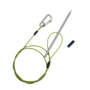 Fish Stringer Stainless Cable Fishing Big Game Fish Hook Stringer Fish Holder for Diving Quick Handspear