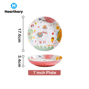 7 inch/8 inch Plate Creative Christmas Cartoon Ceramic Plate House Warming Gift