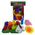 COD MAINAN BUAH BUAHAN POTONG LENKAP DENGAN PIRING GELAS DAUN TATAKAN TALENAN / MINAN BUAH BUAHAN SET / MAINAN BUAH TALENAN /MAINAN BUAH POTONG / MAINAN ANAK PEREMPUAN. 