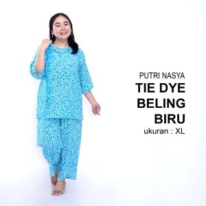 One Set Jumbo Busui / Tie Dye Big Size / Setelan Jumbo Tidur Busui/ Tie Die Lengan 3/4 / Tie Dye Jumbo Rayon / Setelan Panjang Jumbo / Setelan Panjang Big Size / Setelan Piyama Jumbo / Setelan Piyama Big Size / Setelan Tidur Big Size / Setelan Tidur Jumbo