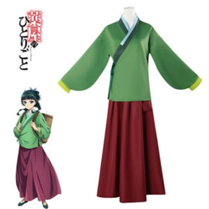 Anime Maomao Cosplay The Apothecary Diaries Cosplay Costume Tops Skirt Wig Full Set Halloween Carnival Party Costume For Women