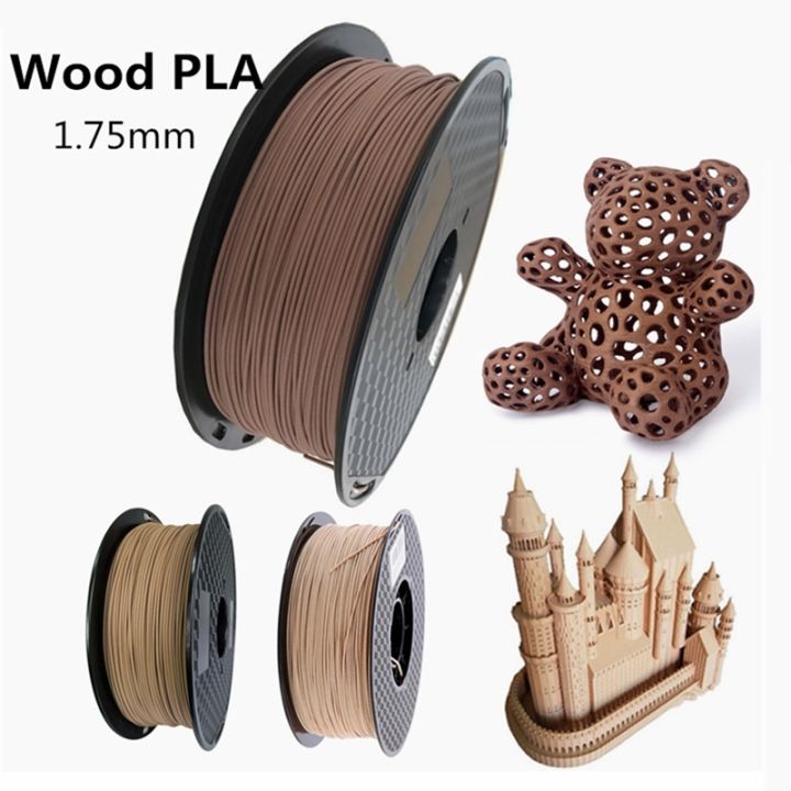 3d Printer Filament 250g/500g Wood PLA 1.75mm Light Wooden 3d Printing ...