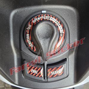EMBLEM KUNCI NMAX KEYLESS SEAT FUEL STICKER PANEL KONTAK NMAX NEO TURBO KEYLESS