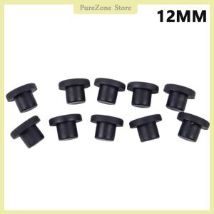 [PureZone] 10Pcs Solid Rubber Hole Caps 3-12mm High Temperature Resistance Seal Hole Plugs
