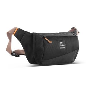ANT Project - Waistbag Pria ORION BLACK - Tas Selempang