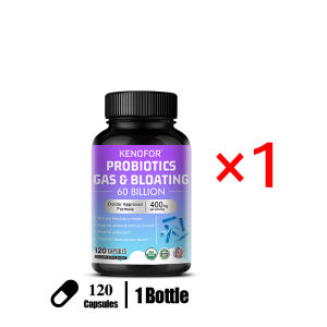 60 Billion CFU Probiotic Supplement Supports Digestive Health Immune System Cardiovascular Health 120 Capsules.