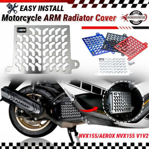 Motorcycle ARM CNC Aluminum Full Radiator Cover NMax Aerox 155 V1 V2 Radiator Protective Cover