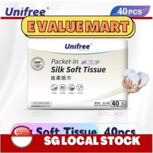 E Value Mart nifree Lotion Paper Tissue Silky Soft Facial for Sensitive Skin 40pcs