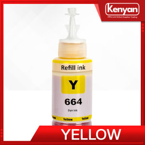 Officom T664 Refill Dye Ink Bundle 70ML (C/M/Y/K)| High-Quality Ink for Epson L120L121L210L360 L405 Inkjet Printers