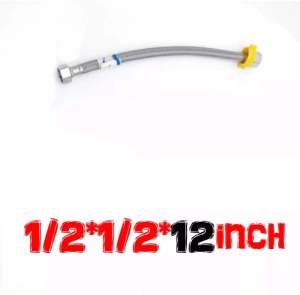 304 Stainless Steel Heavyduty Flexible Hose 1/2*1/2 aucet\Sink\lavatory Supply Line Connector hose good quality