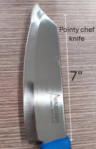 Diekensen Knife | 9" Peeling Knife Pisau Kupas + 7" Pointy Chef Knife Pisau Chef + 7" Slicing Knife Pisau Hiris Dapur