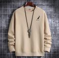 DEEPCLOTH- Sweater Sweatshirt Pria / Crewneck / Sweater Cowok Keren / Jaket Pria Terbaru Keren Gaya / Jaket Hoodie Pria / Hoodie Pria Tebal / Sweter Pria / Warna Hitam / Putih / Abu / COD Bayar Di tempat. 