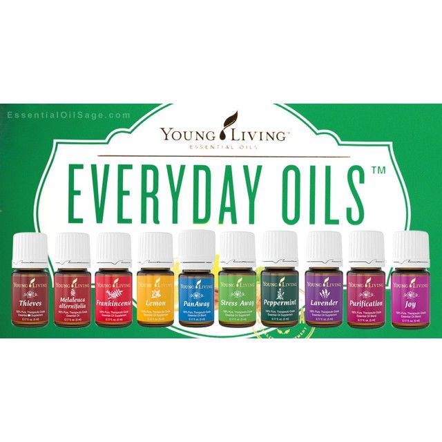 YL Young Living Everyday Oils Collection Starter Kit Essential Oil