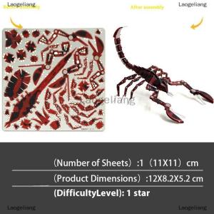 [COD] Laogeliang 1 Bộ ghép hình câu đố đồ chơi côn trùng loạt tự làm mini lắp ráp 3D kim loại câu đố màu con chuồn chuồn mô hình cho trẻ em 14 + người lớn Quà Tặng