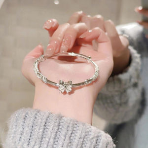 Floral Bow Bracelet for Women Unique Design Sweet and Girly Adjustable Princess Escape Bracelet