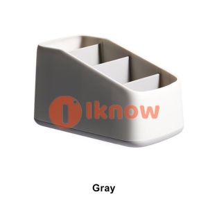 I know 【Ready Stock】Remote Control Holder 4 Slot Storage Organizer Remote Caddy for Bedroom Living Room Office