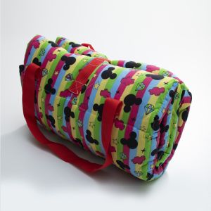 ที่นอนเด็ก ที่นอนเด็กอนุบาล เก็บพับได้ ที่นอนเด็กพร้อมหมอน มีสายสะพาย พร้อมที่เเปะ ที่นอนเด็กเล็ก ที่นอนปิคนิค พกพาง่าย มีโรงงานผลิต