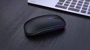 【Local shipment】Mouse Bluetooth and Wireless Rechargeable Wireless Gamer LED RGB 2.4 GHz BT 5.0 Compatible with mobile Notebook Computer Tablet